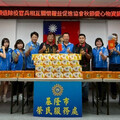 基隆榮服處感謝新北市二類退除役官兵協會捐贈秋節愛心物資