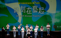 臺中國家歌劇院宣告10週年起跑！吉祥物「壺裡狗」、主題曲《揚帆啟航》登場