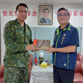 金防部政戰主任拜會金門榮服處 深化退除役官兵服務合作