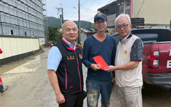 輔導會陳進廣慰問蘇澳地區受災榮民眷