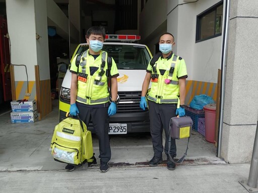 展現急救專業與救護量能 竹市消防團隊迅速應變緊急救護救回患者