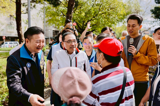 市長侯友宜視察「土城員和人本通行改善工程」 打造友善步行新亮點