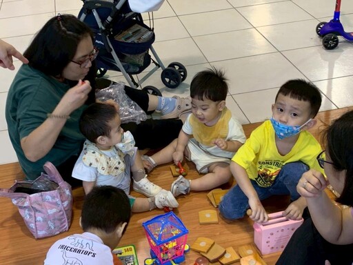 七星區居家托育中心辦感恩惜物市集 親子同樂中落實早療觀察