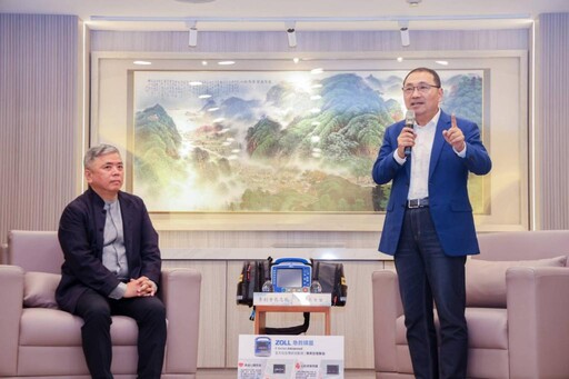 民間力量挹注救護戰力 侯友宜感謝三重雲林同鄉會善舉