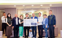 民間力量挹注救護戰力 侯友宜感謝三重雲林同鄉會善舉