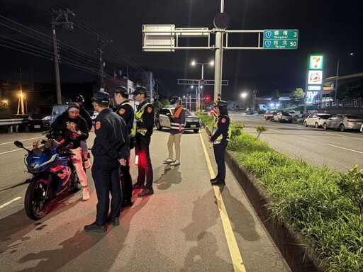 唾液快篩揪出毒駕 ! 竹縣警威力路檢嚴打毒駕竊嫌藏毒遭逮
