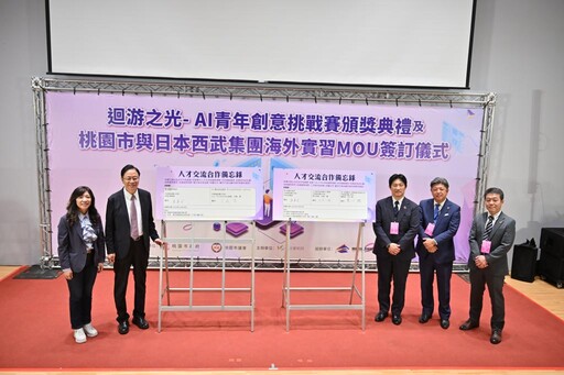 「AI青年創意挑戰賽」桃園青年展現創新力 桃青局攜手日本西武集團開啟海外實習新通道