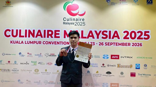 南應大養生休閒管理系獲大馬吉隆坡廚藝大賽1銅1佳作