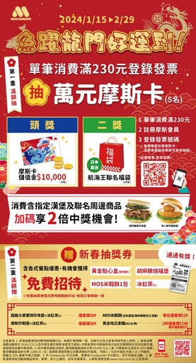 摩斯漢堡「航海王福袋」日本直送！加碼「航海王紅包袋」免費送 只要「這樣」就有 2 倍機會
