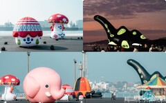 黃色小鴨多了新夥伴！5 位台日藝術家在高雄港打造「療癒森林」 黑色恐龍、粉紅大象超好拍
