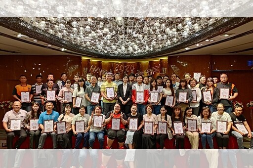 慶祝勞動節 園管局高屏分局表揚50名模範勞工