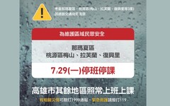 還有颱風假！交通仍待復原 高雄那瑪夏、桃源3里明天停班課