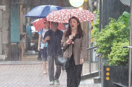 雨區擴大！6縣市豪大雨特報下到入夜 12號颱風「麗琵」生成