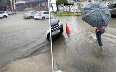 暴雨襲擊南台灣！台南、高雄多地淹水 民眾想哭：地下室變瀑布