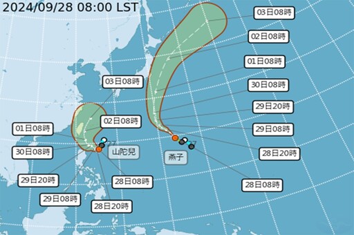 輕颱「山陀兒」路徑轉西撲台機率增 最快明發海警這2天風雨最大