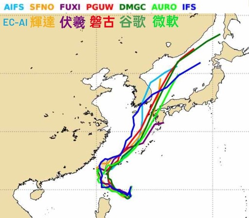 輕颱「山陀兒」路徑轉西撲台機率增 最快明發海警這2天風雨最大