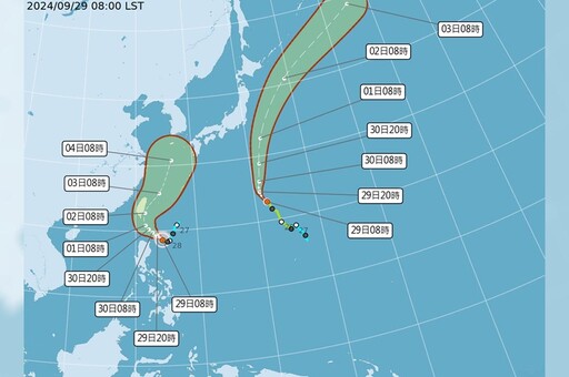 山陀兒最快深夜發陸警 北北基等7縣市大雨特報