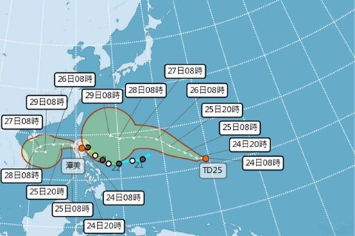 輕颱潭美及東北季風發威 北北基桃大雨狂炸至周末