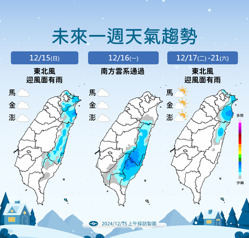 【一周天氣預報】兩波冷空氣接力暴擊 不排除創入冬以來最低溫