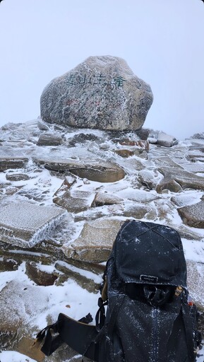 太平山、雪霸公園結霧淞下冰霰 銀白雪景超夢幻