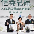 實現連鎖都更最後拼圖 國家住都中心「信義兒福A2」公辦都更案今與遠雄建設簽約