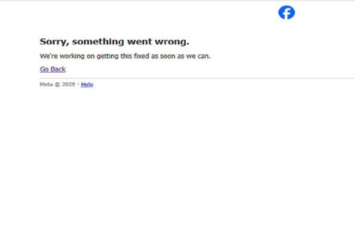 臉書大當機！電腦網頁版顯示「出錯了」 官方急搶修