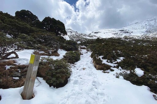 追雪族注意！雪霸山區仍有積雪 雪管處示警：別被山下氣溫誤導