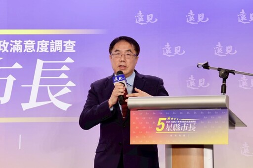 獲《遠見》施政滿意度最佳進步獎 黃偉哲:穩步推動市政、打造更好南台灣