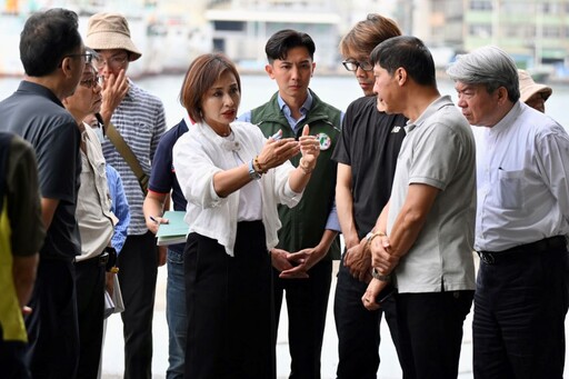 前鎮漁港水產運銷中心工程缺失 邱議瑩視察要求最短時間內改善