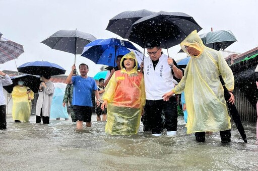 雲林大雨成災！張麗善緊急應變 蔣萬安來電力挺支援