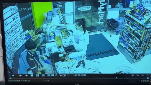 惡劣！ 台中女大鬧超商「啤酒噴店員臉」 全家便利商店怒發聲了