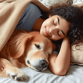 狗狗上床睡覺不衛生？獸醫揭露真相：竟還有「這些」好處！