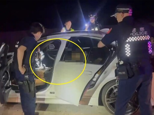 BMW掛假車牌遇警衝撞逃 三峽警開10槍雙腿逮人