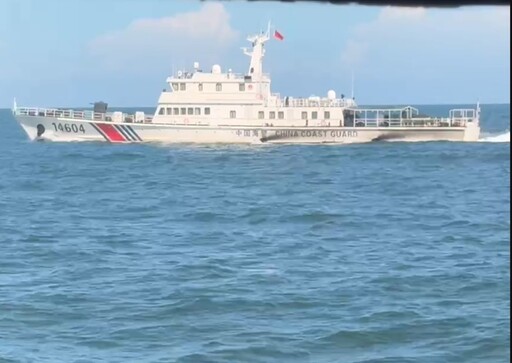 7月第3度侵擾金門 海巡署派艇全程對應驅離中國海警船