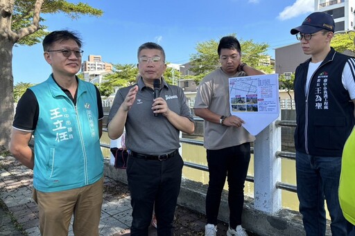 梧棲大排北岸步道完工獲好評鄉親紛「敲碗」 蔡其昌成功爭取南岸設計經費