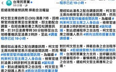 調查程序近19小時 柯文哲因拒檢方疲勞訊問遭逮補