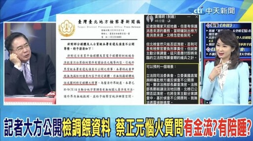 馬郁雯追京華城案卻遭性羞辱 李正皓將助記者提告蔡正元