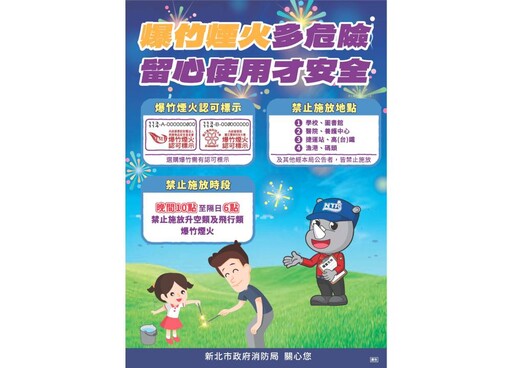 中秋放煙火 新北開放8專區每日上午6時到晚間10時