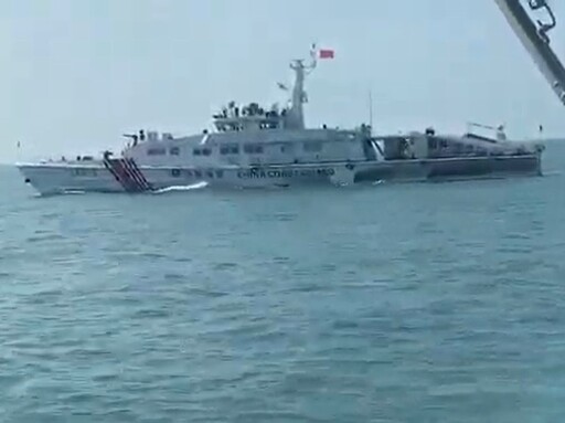 今兩度侵擾金門海域 海巡艦艇全程驅離中國海警船