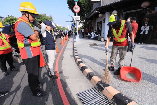 盧秀燕提前總動員防颱 台中環保局完成全市4990件側溝清淤