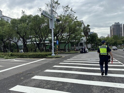 山陀兒過境路樹倒塌 苓雅警動員3小時清除障礙