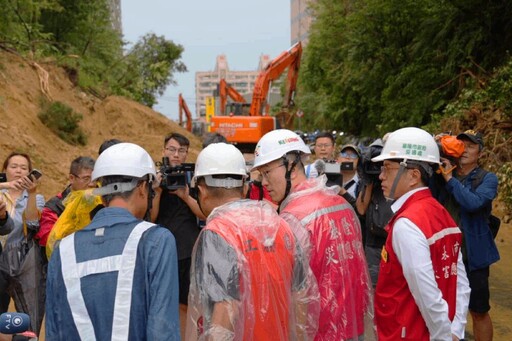 山陀兒釀淹水山坡坍方 衛生局籲消毒環境、謝國樑感謝外援