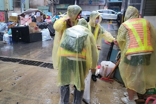 山陀兒暴雨釀災 基檢社勞人助社區清理家園