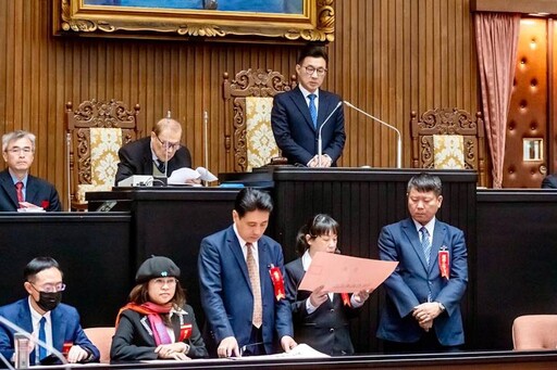 財劃法修正台中掀戰火 江肇國指沒收發言、江啟臣嗆綠悖離事實