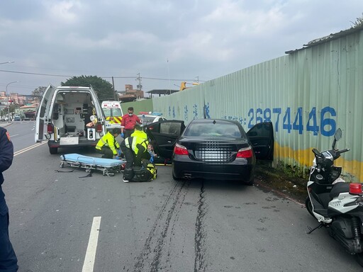 AB車攔查不停衝撞員警 警開槍制止通緝犯中彈送醫