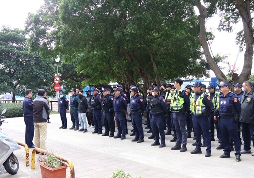 蘆洲警防搶演練超逼真 出動空拍機追蹤犯案車