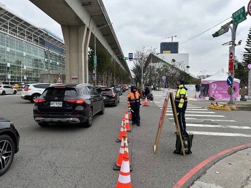 交通快打登場 桃園警要讓台灣燈會通行更順暢