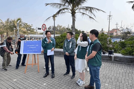 黃金海岸沙灘陷流失危機 林俊憲爭取2.8億計畫養灘