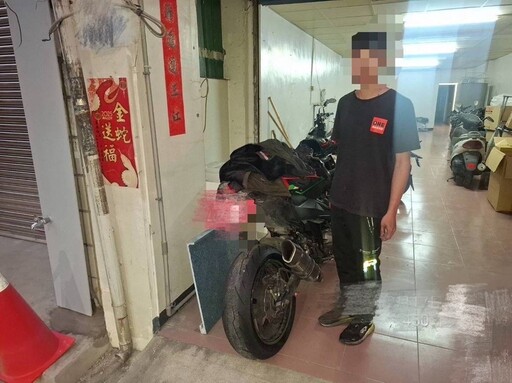 買不起就偷 24歲男沈迷改裝重機涉竊車被逮