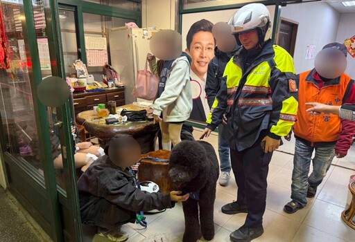 騎車自摔巨型貴賓犬嚇跑 金瑞龍夫人與警聯手尋回Cola